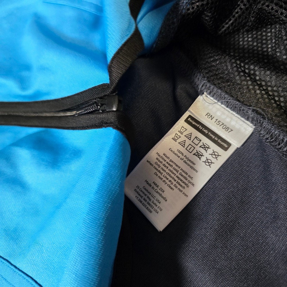 Amazon Unisex 4XL/5XL Delivery Vest Blue Reflective Mesh Safety Workwear - Picture 6 of 9